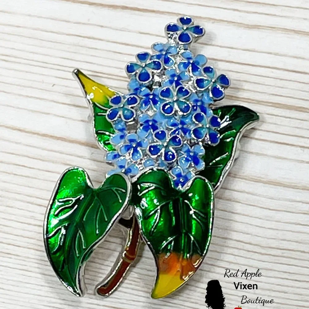 Lilac Enamel Pin - Picture 2 of 4